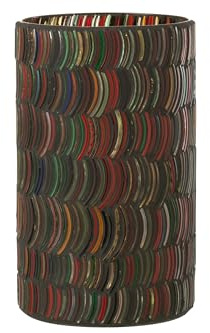 Windlight Mosaic Curve Glass Mix Large