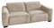 KAWOLA Sofa Finn 3-Sitzer mit Relaxfunktion Cord cremeweiß