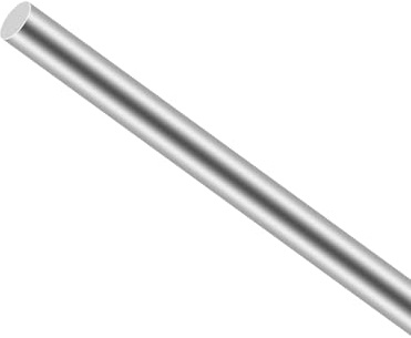 iMeistek 304 Edelstahlstangen, 10mm x 400mm Solide Edelstahl-Rundstange für Haus, Industrie, Maschinen, Heimwerker (1Stück)