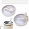 2pcs Leak Proof Lid for Stanley Cup — 40oz Replacement,No-Spill Cup Lids for Stanley Quencher,Reusable Tumbler Cover Sets with 2 Straws (Beige)