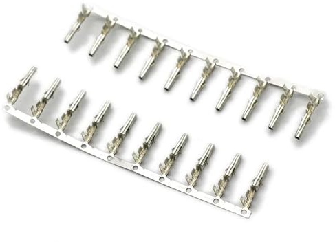 ZHFSWLKW 5557 5559 Klemmen 4,2 mm Crimp-Pins for ATX/CPU/GPU/PCIE-Verlängerungskabel DIY Lange Beine(Tinned Long Leg 5557)