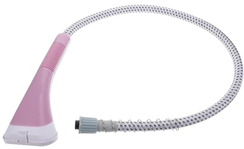 SHINEOFI Garment Steamer Replacement Hose Featuring Easy Installation and Efficient Airflow Pink with Stainless Steel and Plastic Material for Steam Ironing and Clothes Cleaning
