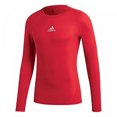 adidas Herren Alphaskin Sport dlouhým rukávem Trainingsshirt, Power Red, 18-23 EU