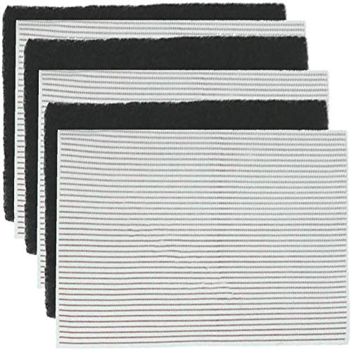 SPARES2GO Universal Cut To Size Deep Fat Fryer Filter Set (Pack of 3)