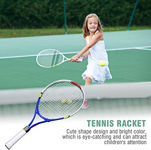Tennisschläger, Robuster Einzel-Tennisschläger mit Tragetasche Kinder-Trainingsschläger, Profi-Tennis-Schläger für Anfänger, Fortgeschrittene und Elite-Spieler