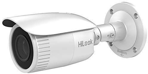 HiLook IPC-B650H-Z 5MP 2.8-12mm lens Varifocal Motorised Network IP CCTV PoE Bullet Camera IR 30m IP67 – White