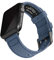 Archer Watch Straps - Correas de Reloj de Tela para Apple Watch (Azul Denim Clásico, Gris Espacial, 44/45/46/49mm)