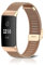 Rosok Ersatz Armband Kompatibel mit Fitbit Charge 4/Charge 3/Charge 3 SE, Mesh Gewebte Edelstahl Metall Uhrenarmband Ersatzband für Fitbit Charge 4/Charge 3/Charge 3 SE-Roségold