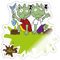 Spreadshirt Die Olchis Classic Olchi-Kinder Mit Wunschnamen Sticker, max. 10x10 cm, 10 x 10 cm, Transparent glänzend