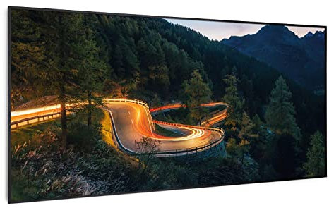 Klarstein Air Art Smart Chauffage Infrarouge, 700W Radiateur Electrique pour Maison, Contrôle via l'Application IoT/WiFi, Détection de Fenêtre Ouverte, Chauffage Mural, Thermostat, Econome, Sans CO2