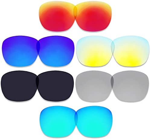 TERYDANBLE Compatible/Remplacement Lentilles pour Oakley Enduro avec Rouge/Bleu/Noir/24K Doré/Argenté/Vert Couleur