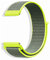 CeiBand Correas para 18MM, 20MM, 22MM, Nylon Ajustable de Correas, Banda Reemplazo de Reloj Inteligente para Hombres Mujer - Amarillo