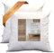 GM Soft Cloud - Juego de 2 Almohadas Decorativas Multiusos 60x60 Interior con Relleno de Fibra hipoalergénica Forrado en Tejido 100% algodón Fresco - para Cama, sofá, sillón Made in Italy