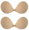 MIVAIUN 2 Pares Sujetador Sin Tirantes, Sujetador Invisible Push Up Sin Espalda, Sujetador Adhesivo Silicona, Reutilizable Sujetador Adhesivo Push Up, para Vestido y Boda