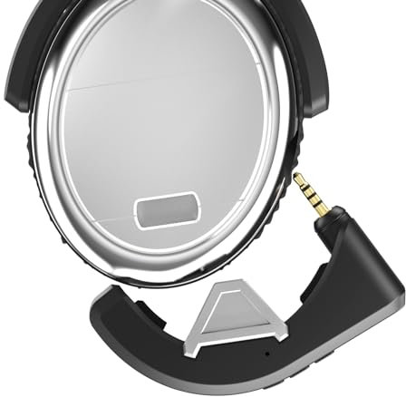 YOCOWOCO aptX Wireless Bluetooth 5.0 Adapter for Bose QuietComfort 3 QC 3 with Mic/Volume Control, Black