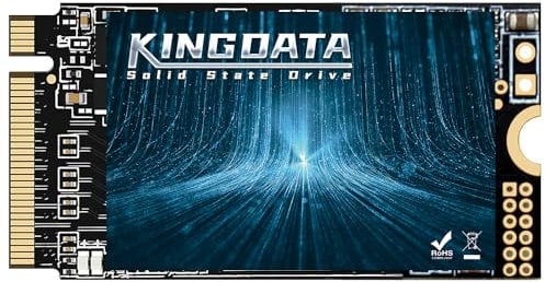 KINGDATA NVMe PCIe Gen3 x4 M.2 2242 SSD 512GB, 3D NAND TLC, Internal Gaming Hard Drive, R/W Speed up to 2200MB/s and 1800MB/s