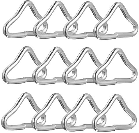 POPETPOP Eisen Dreieck Ringe 20 StüCk FüR Trampolin Sprungmatte - Wetterfeste RostbestäNdige Schnallen FüR Robuste TrampolinzubehöRteile