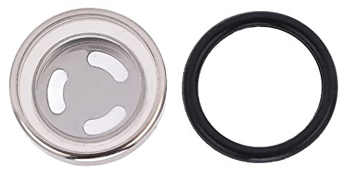 Zohisin Pompa Freno Moto Anteriore Posteriore Specchio Olio Spia Guarnizione Sigillante Pompa Freno Serbatoio Sostituzione Universale per Moto da Cross (18 mm)