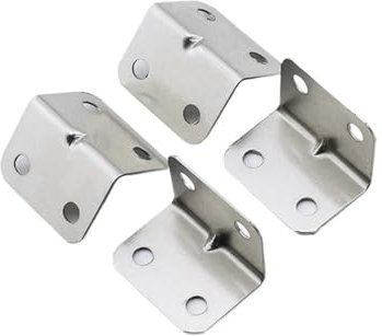 KanaAt 10 stücke Möbel nickel eisen l Winkel code hardware rechtwinklig garderobe schrank galvani kleine Winkel code 90 grad stecker