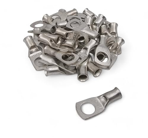 10 Pack of Copper Tube Cable Lugs Welding Crimp Battery Starter Terminals 6mm to 240mm (10mm² x 8mm)
