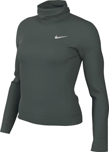 NIKE Therma-Fit Swift Laufoberteil Mit Rollkragen Für Damen, Vintage Green/Reflective Silv, FB5306-338, XL