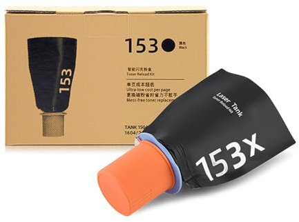 CAIDI153X W1530X Tonerkartusche Nachfüllset für HP 153A W1530A für Drucker HP Laserjet Tank 2504dw 2504 1504w 1504 MFP 2604sdw 2604 1604 1604w 2606 2606dw 1602. 2602 (1 Packung mit 5000 Seiten)