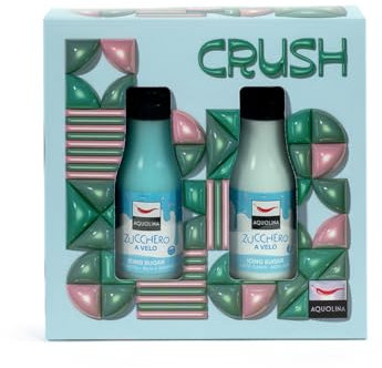 AQUOLINA CRUSH - ZUCCHERO A VELO - Bagno doccia 125 ml + Latte corpo 125 ml