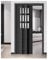 Porte Accordéon Interieur Portes selon for séparateur de pièce, porte de placard pliante interne en PVC for maison, porte coulissante intérieure avec poignée for salle de bain, placard, cuisine, garde