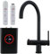 Yamataro 3in1 Boiling Water Tap Instant Hot Water Tap Hot Cold Boiling Water Kitchen Faucet Stainless Steel Matt Black (with Boiler and Filter)