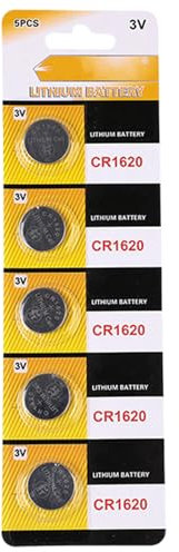 omiinitio CR1616 CR1620 CR1625 CR1632 Pile bouton lithium 3 V Piles de cellule Alimentation fiable pour clés de voiture et jouets électroniques