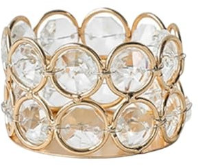 2 portavelas de cristal, portavelas de cristal, candelabros de oro y plata para boda, Navidad, fiesta, mesa de cena, decoración del hogar (oro + plata)