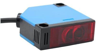 AIRUIXI lichtschranke 30 cm 50 cm Diffuse E3JK Foto Elektrischer Sensor Näherungsschalter DC AC 5-Draht-Relaisausgang 12-250 V NPN/PNP-Transistor(90-250VAC Light-ON)