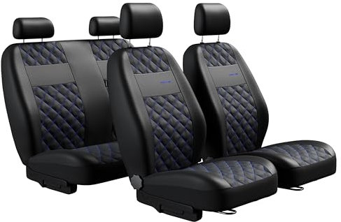 MOTOS Universal-Sitzbezüge auto für FORD Fiesta Perfekt angepasste Autositzbezüge mit aktivem Airbag-System, dreilagigem Material und makelloser Oberfläche, die ideale Sitzauflage für stilbewusste Aut