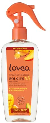 LOVEA Spray Activateur Boucles Extrait de Mangue & Acide Aminé 200ml