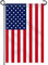 ANLEY Drapeau de Jardin Premium Double Face, Drapeau Décoratif des Etats-Unis - Résiste aux Intempéries - 18x12.5Cm