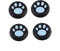 VBESTLIFE Manette de Manette de contrôleur en Silicone de Patte de Chat poignées Capuchons Couvercle de bâton de Pouce pour / PS3 / One/ 360, 4 pièces (Bleu)