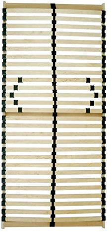 Spenger-Moebel Lattenrost 140x190 cm, Lattenrost C-Flex mit 26 Leisten unverstellbar (80 x 190 cm)