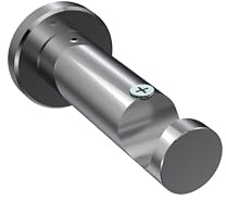 INTERDECO Gardinenstangen Träger und Wandhalter, aus Metall, Chrom, Halterung für Vorhangstangen 20 mm und Innenlaufstangen, Abstand 7,5 cm, zur Wand- und Deckenmontage, Typ 1120211