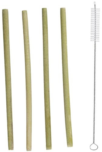 COOK CONCEPT - KV7271 - Paille en Bambou Art de la Table Jetable Réutilisable Fête Evènement Célébration Anniversaire