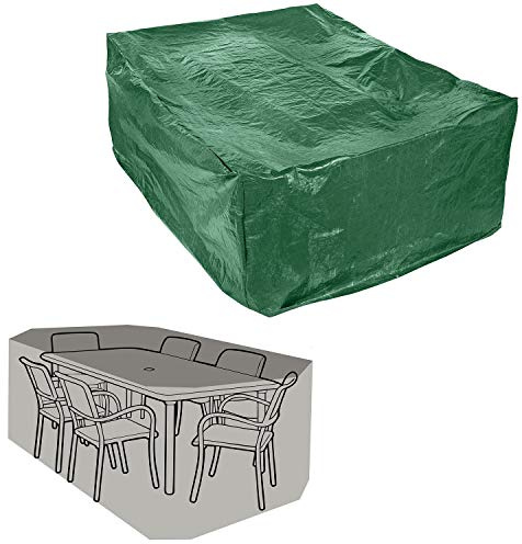 Parkland® Rectangular Garden Furniture Cover, Lightweight and Durable Outdoor Waterproof Cover for Garden Table and Chairs L270 x W180 x H89cm