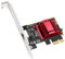 Cudy Adattatore di rete PCI Express da 2,5 Gbps, scheda PCIe da 2,5 GBase-T, staffa a basso profilo, Windows 10/8 / 8.1/7, Windows Server 2012, 2008, Linux, PE25