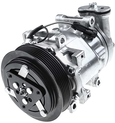 Frankberg Compressore dell'aria condizionata con frizione Compatibile con 147 937 Stilo 192 Stilo Multi 192 Barchetta 183 156 932 GT 937 Coupé 175 Marea 185 60653652, compreso l'olio preconfezionato