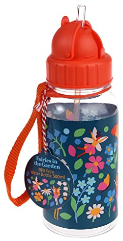 Rex London BPA Free Plastic Kids Water Bottle 500ml, Fairies in the Garden | picture frames, photo frames, frame, wooden photo frame, picture display, wall art mount, wooden tabletop, portrait gallery