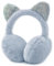 SEYUFN Cache-oreilles Filles Chauffe Oreilles en Peluche Douce pour Enfants Couvre-oreilles Réglables Jolis Cache-oreilles d'Extérieur Cache-Oreilles Chaud Hiver (1A-Gris)