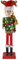 Ornativity Weihnachten Ugly Sweater Nussknacker - Rot und Grün Holz Nussknacker Frau mit einem hässlichen Pullover und Rentierhut Xmas Thema Urlaub Nussknacker Puppe Figur Dekorationen