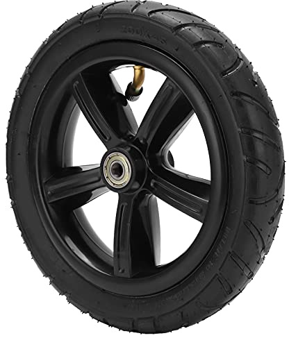8 Zoll 200x45 Felge und Reifen-Set, Gummi langlebig 8 Zoll pneumatisches Rad rutschfeste universelle Stoßdämpfung mit Nabe und Lagern für Elektroroller