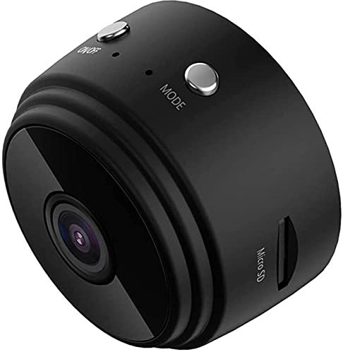 Telecamera WiFi Mini Telecamera A9 Telecamera di Sorveglianza HD 1080P Notte per Ufficio a Casa Nero