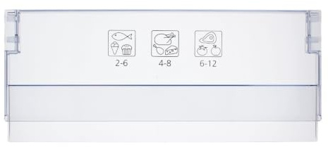 easyPART passend für Beko 5906370700 Gefrierfachklappe oben für | Gefrierschrank, Klapptüre transparent, Standgefrierschrank, Kühlgerät, Fachtür, Kompatibel mit Arçelik, Arctic, Altus