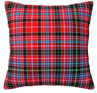 Kissenbezug Aberdeen District Classic European Tartan Leinen Throw Pillow Case Plaid Sofa Kissenbezug 45 x 45 cm