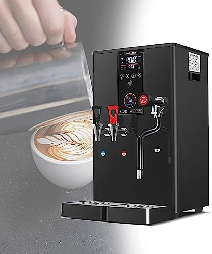 Vaporizador Leche Automático Espumador De Leche Comercial, Máquina Eléctrica For Hacer Espuma Café Máquina Burbujas Leche De Acero Inoxidable De Vapor Profesional For Café, Leche, (Color : 110V, Siz